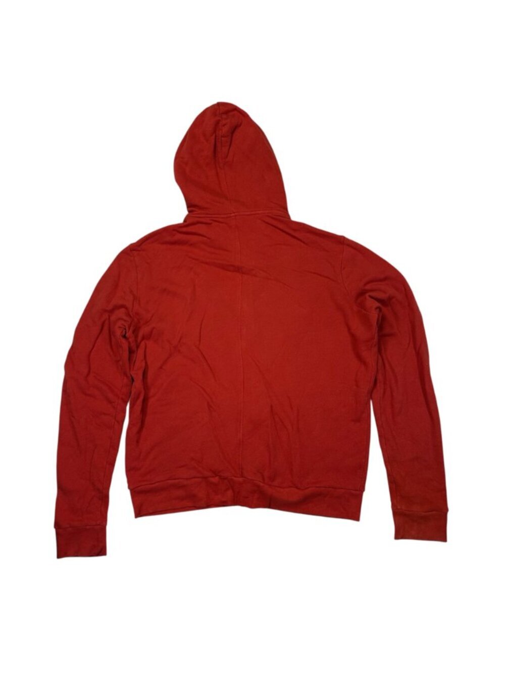 Vince Cotton Large Men Hoodie Orange Outdoor Travel Loungewear Casual - Picture 3 of 6